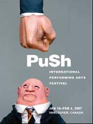 푸쉬(PuSh)국제공연예술제 포스터
